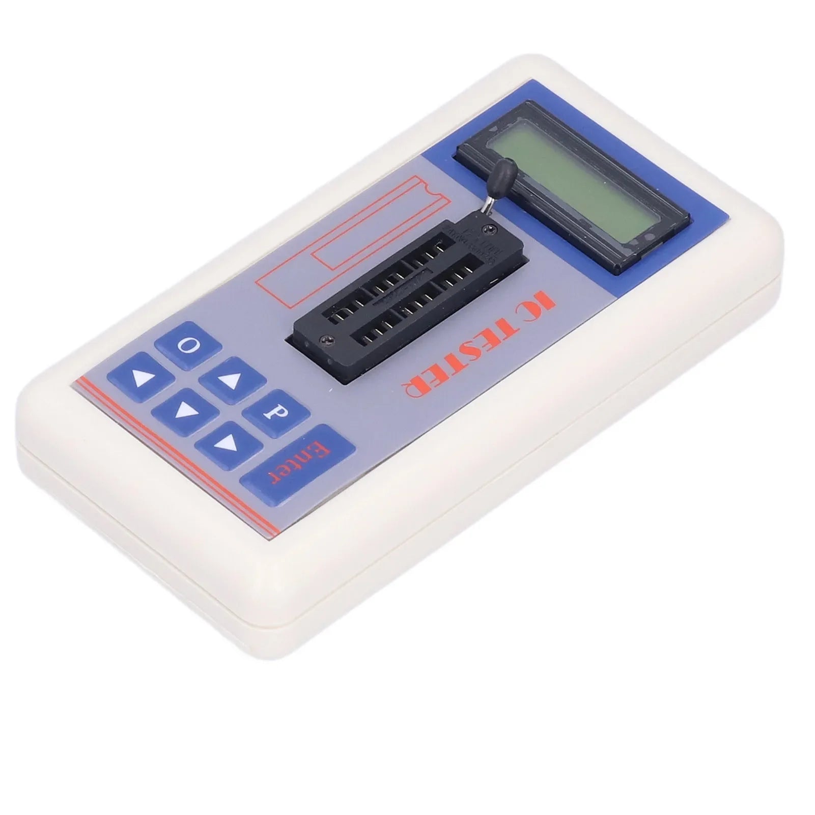 IC Transistor Capacitor Tester  Integrated Circuit Tester Diode Checker Detector with 5V 3.3V AUTO Mode