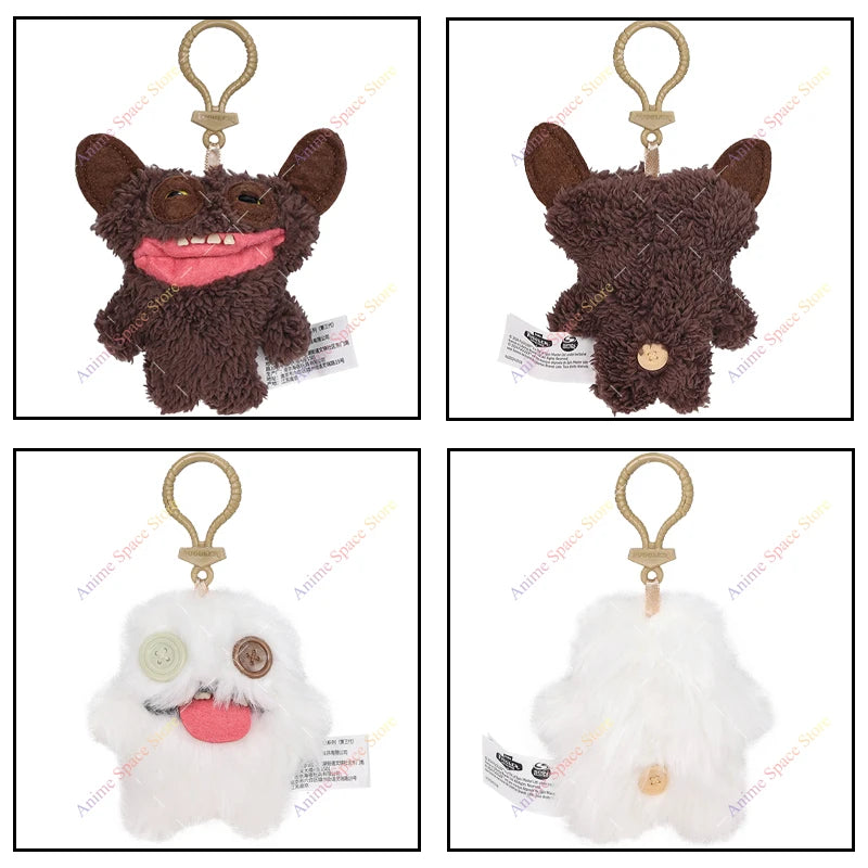 Original Fuggler Plush Keychain Ugly Monster Screech Munch Rabid Rabbit Wide Eyed Weirdo Annoyed Alien Stuffed Peluche Toys
