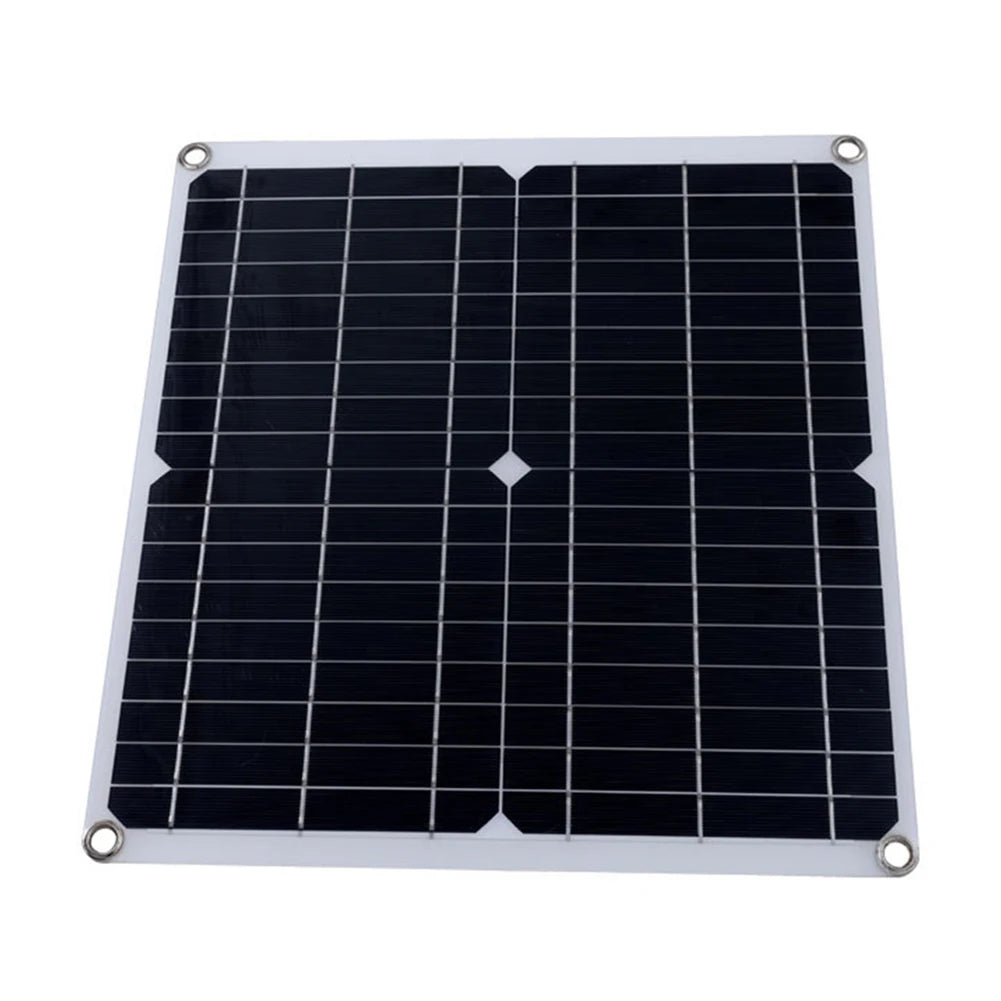 Cooling W Solar Panel Fan Outdoor Solar Exhaust Fan RV W Solar Panel Durability Greenhouses Exterior Laminated Chicken Coops