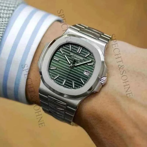 2025 New Specht Sohne Men's Automatic Mechanical Watches  Sapphire Crystal Stainless Steel 50m Waterproof 5711 Watch For Men