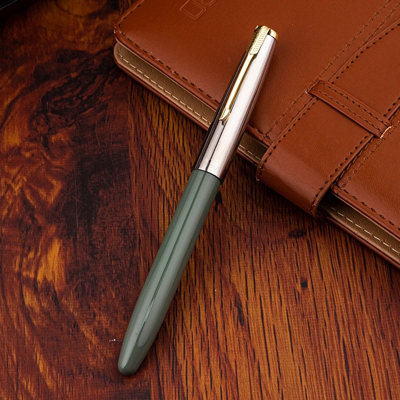 Hero 616S Classic Retro Fountain Pen Dark Tip 0.5mm Iridium Gold Nib Business Office Gift Student School Stationery Supplies