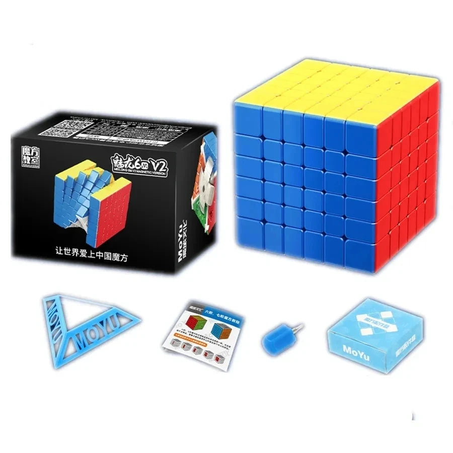 Moyu Meilong Magnetic Magic Cube Series 2M 3M 4M 5M 6M 7M Pyramid Megaminx Professional Cubo Magico Puzzle Toy For Children Gift