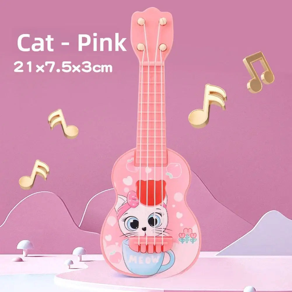 Kids Guitar Musical Instrument Ukulele Musical Montessori Toys For Children Learning Educational Toys Christmas Birthday Gift