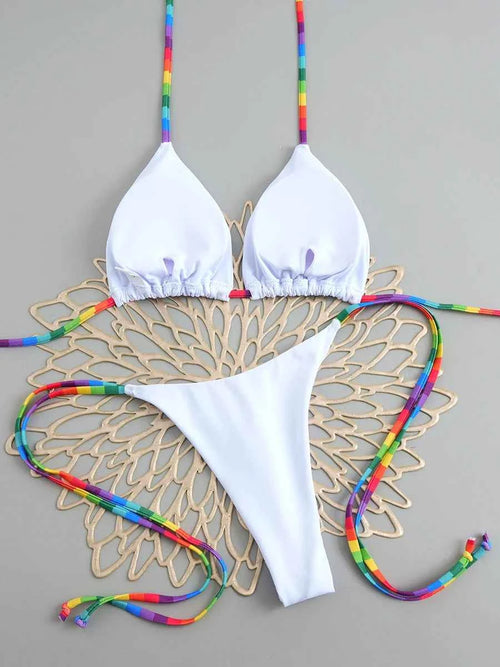 2026 New Sexy Micro Bikini Set Swimsuit Thong Female Bathing Brazilian Women Swimwear Biquini Suit Sexy Up Bikinis Mujer