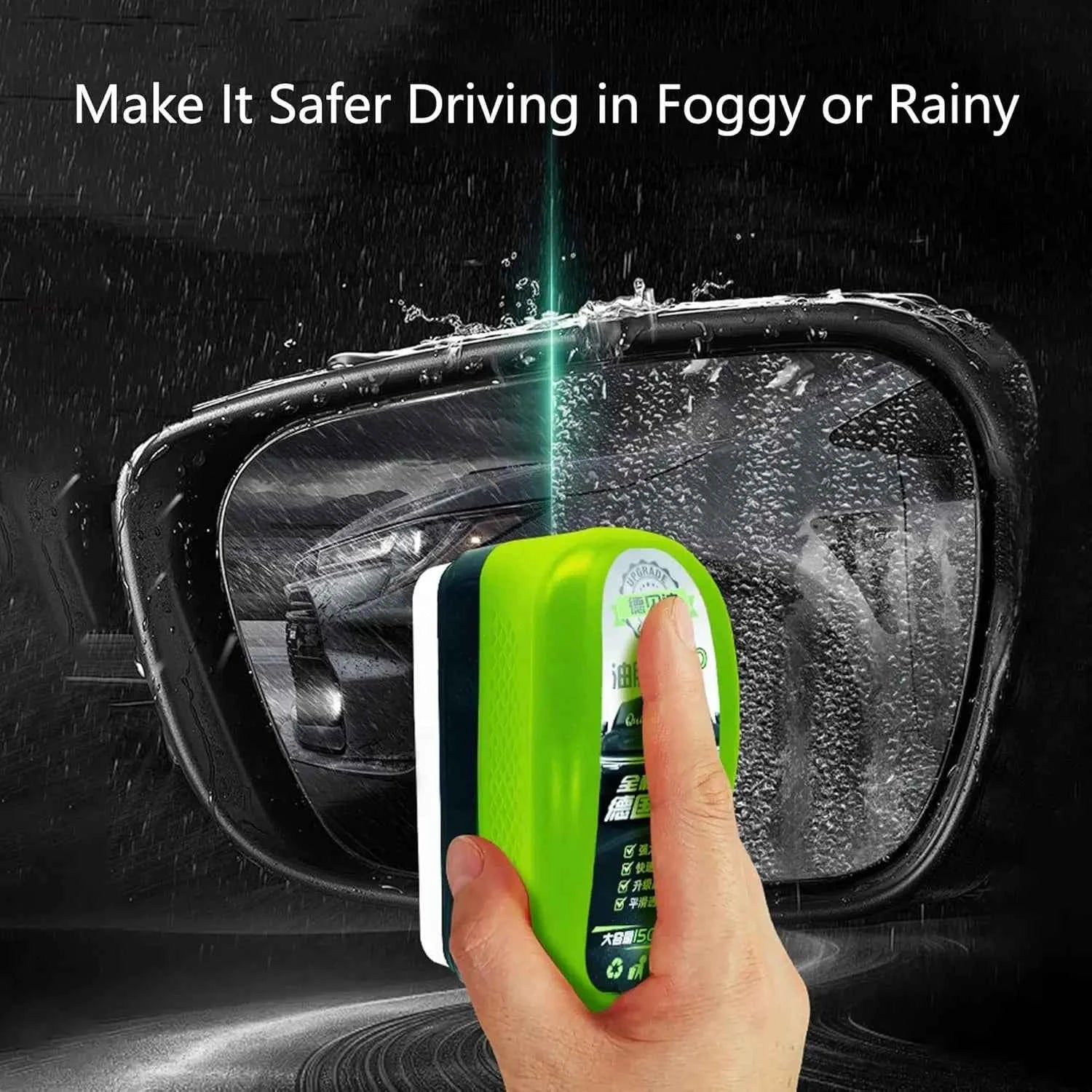 Car Glass Cleaner Cleaning Agent Powerful Windshield Cleaner Car Glass Sponge Cleaning Brush Water Spots Stain Auto Removal Oil