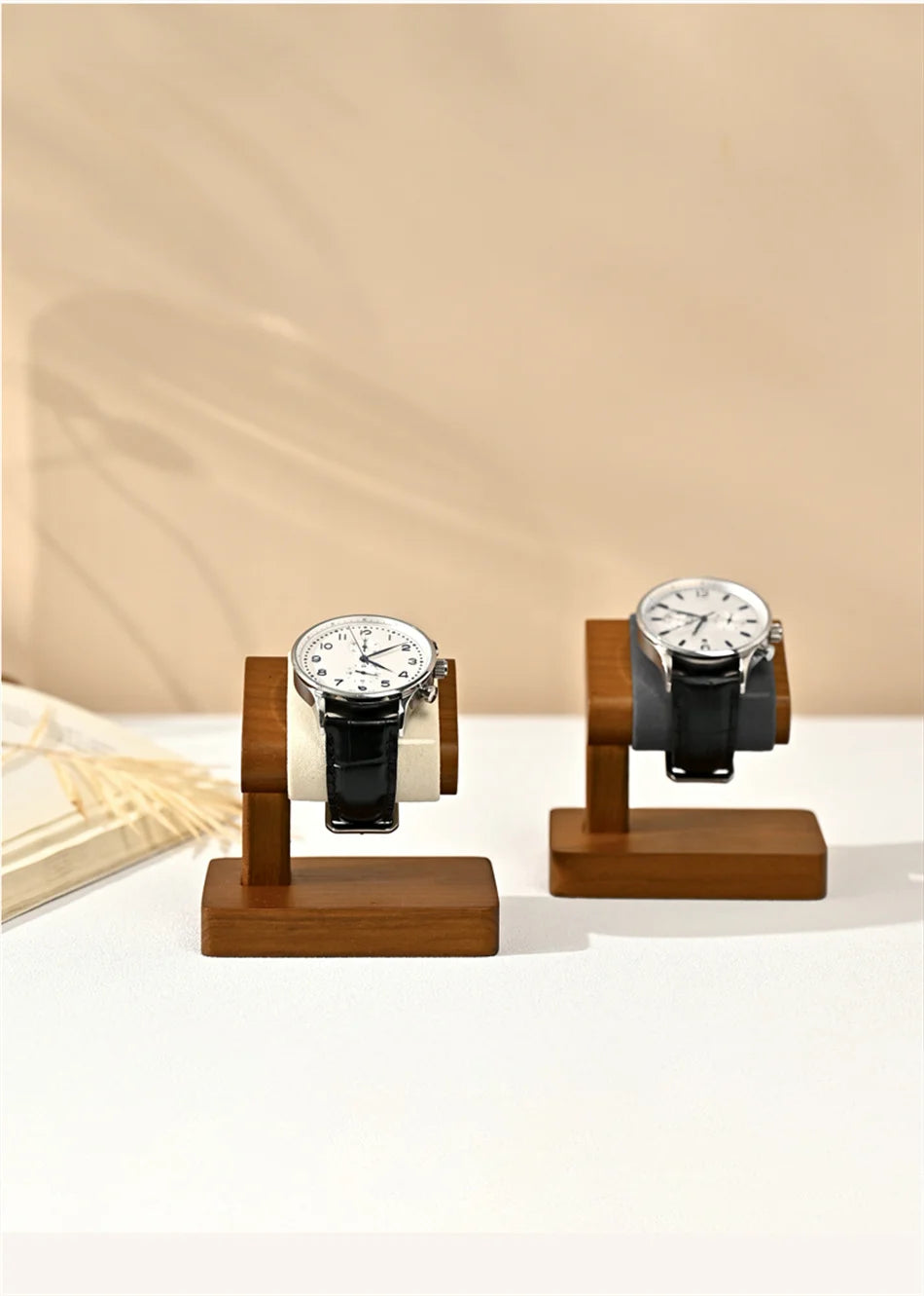 Oirlv Wooden Jewelry Organizer Bracelet Watch Display Stand Jewelry Storage Holder Watch Rack Watch Display Props For Showcase
