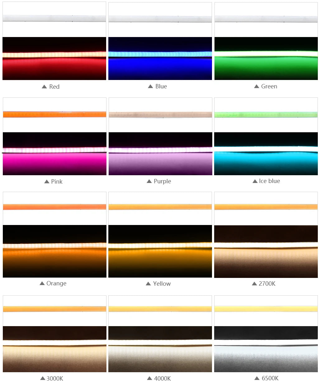 USB 5V COB LED Strip Lights 2.7mm Very Thin Multicolor 480LEDs 1m 2m For Computer Indoor Linear Tape Lights Flexible Convenient