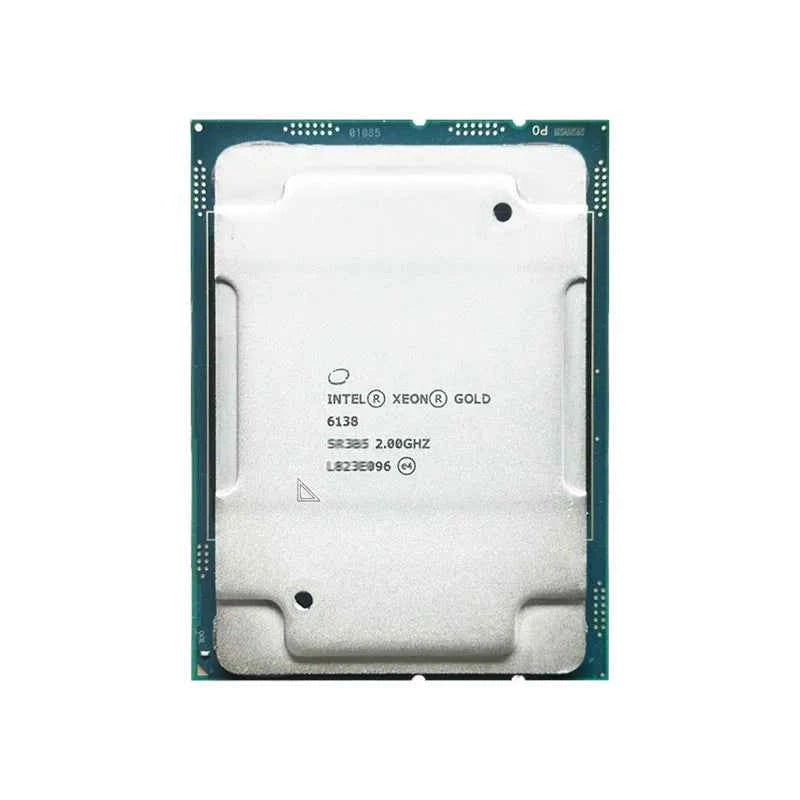 Intel Xeon Gold 6138 Used 2.0GHz 27.5MB Smart Cache 20-Cores 40-Thread 125W LGA3647 CPU processor
