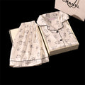 Rabbit Print Sleepwear Women Pajama Sets Korean Style Summer Piiama 2 Pieces Night Wears for Sleeping Student Cute Home Suit