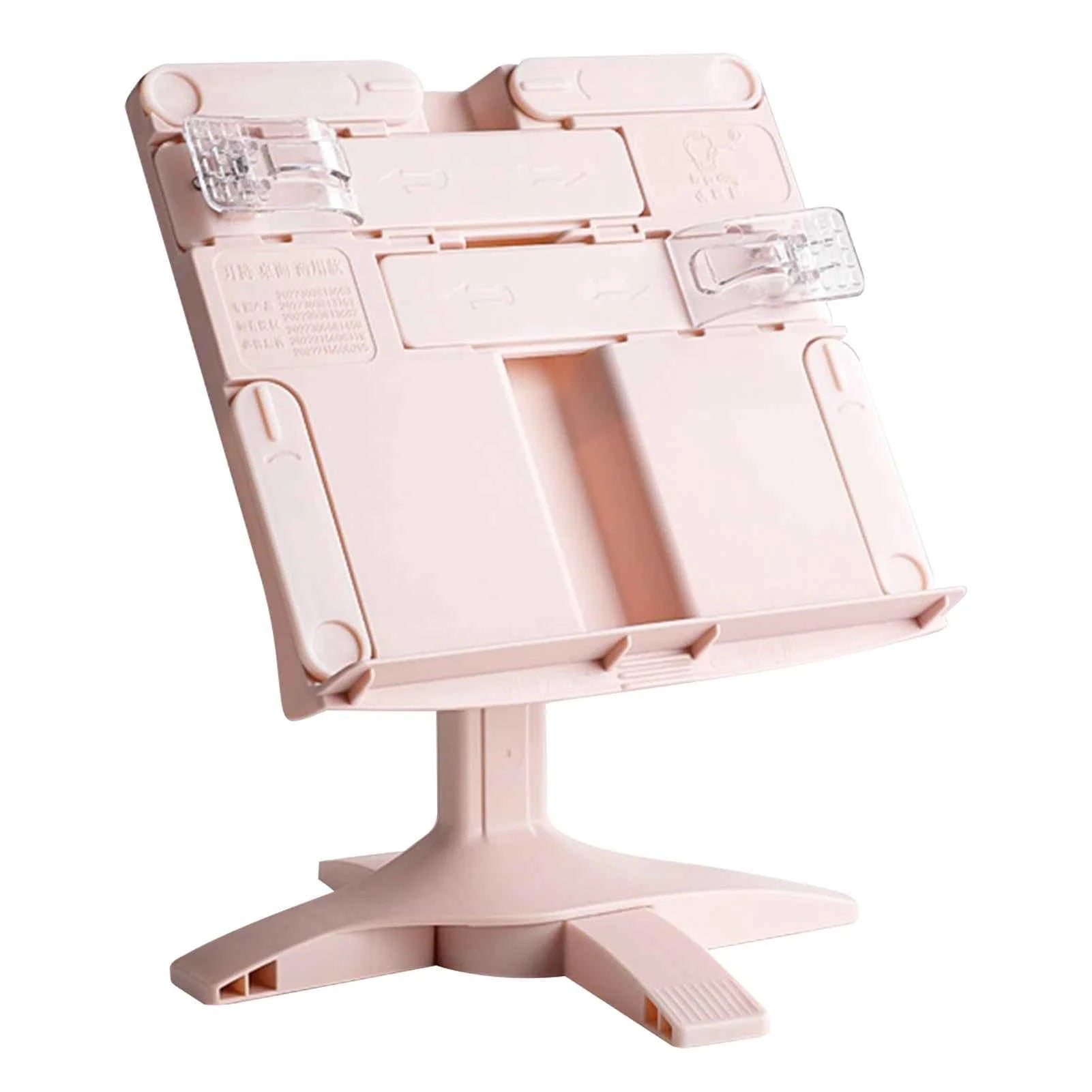 Adjustable Rotatable Reading Bookshelf Portable Book Support Lifting Landing Multifunctional Document Shelf for Home