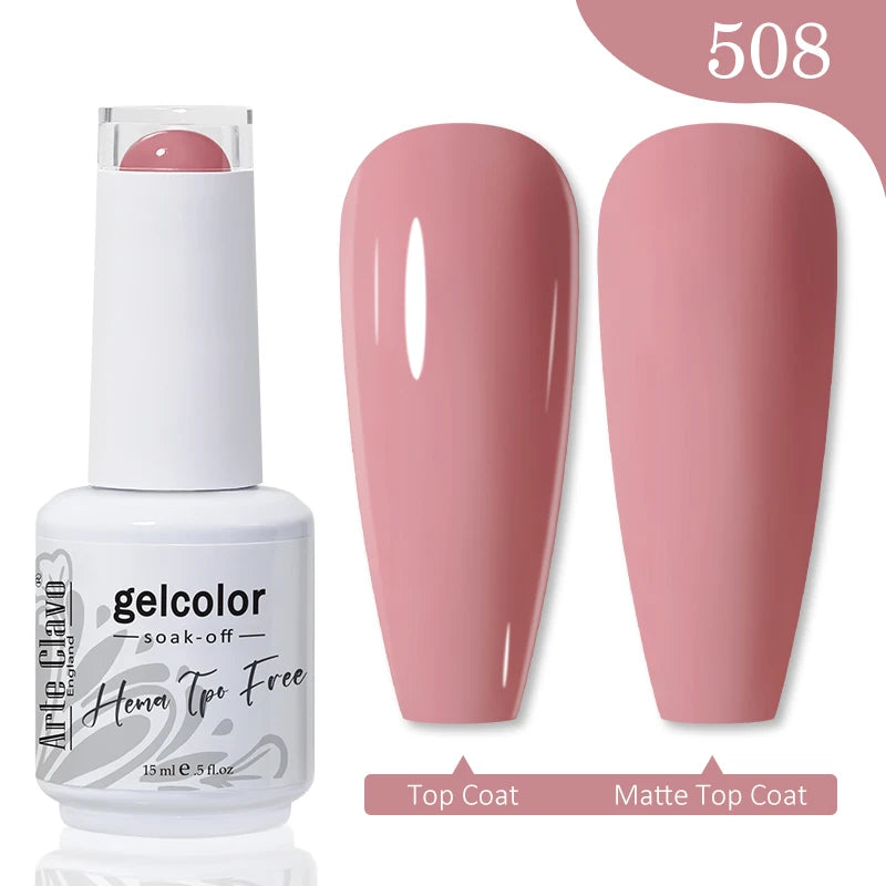 Arte Clavo TPO HEMA FREE Top Quality Discount Price 131 Colors Nail Gel Polish New Formula Nail Gel 15ml Bottle UV Gel Varnish