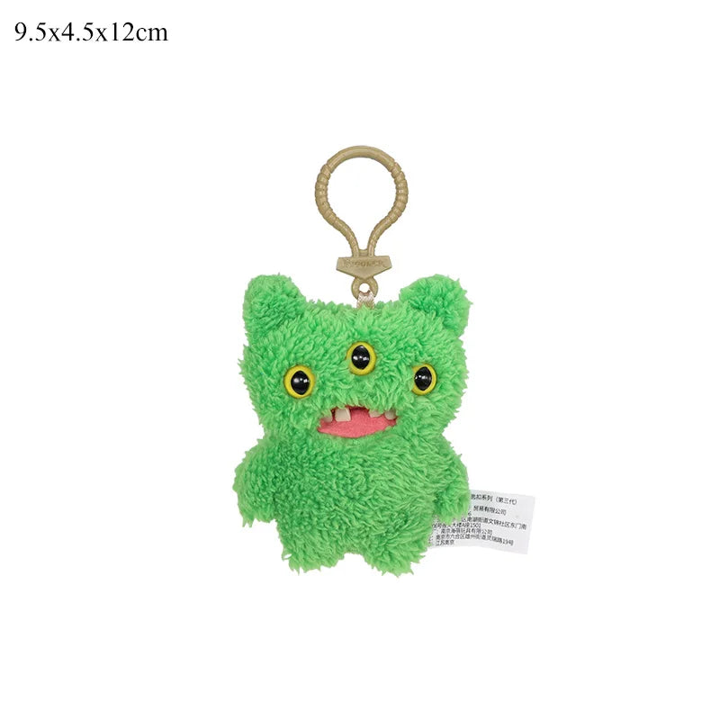 Original Fuggler Plush Keychain Ugly Monster Screech Munch Rabid Rabbit Wide Eyed Weirdo Annoyed Alien Stuffed Peluche Toys