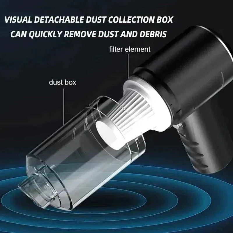Portable Wireless Car Vacuum Cleaner With HEPA Filter