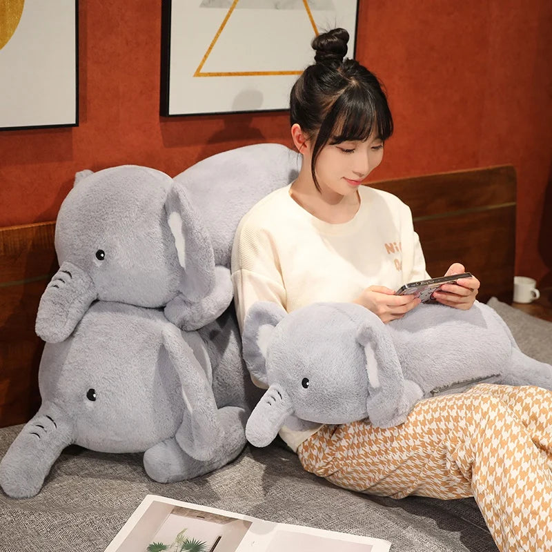 Cartoon Elephant Plush Toys Cute Soft Lovely Stuffed Pillows Dolls For Birthday Festival Gift