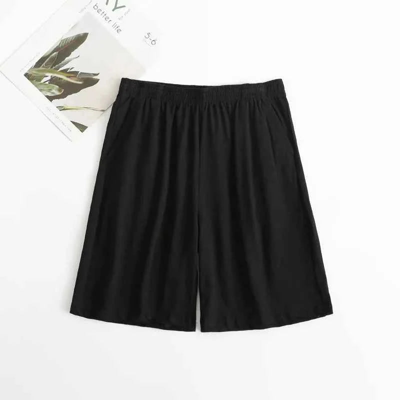 Men's Cotton Sleep Bottoms Plus Size 5XL Shorts Sleepwear Boxer Casual Lounge Wear Sleeping Short Pants Homewear Nightwear Homme