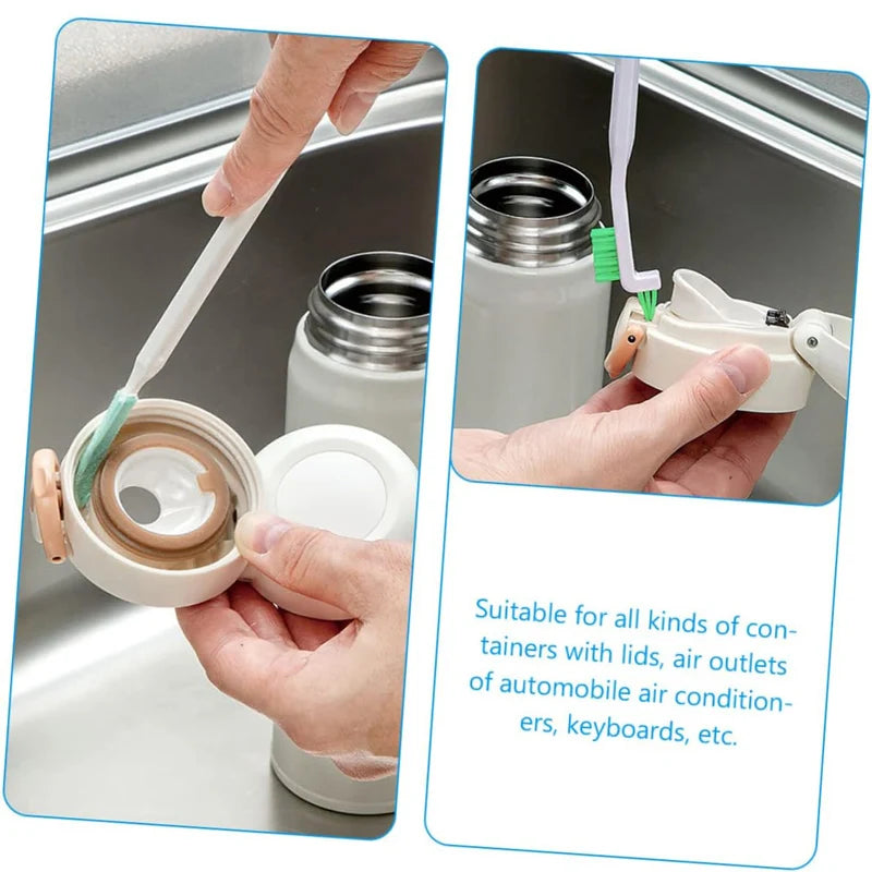 Household Bottle Cleaning Brush Kit With Detail Tools