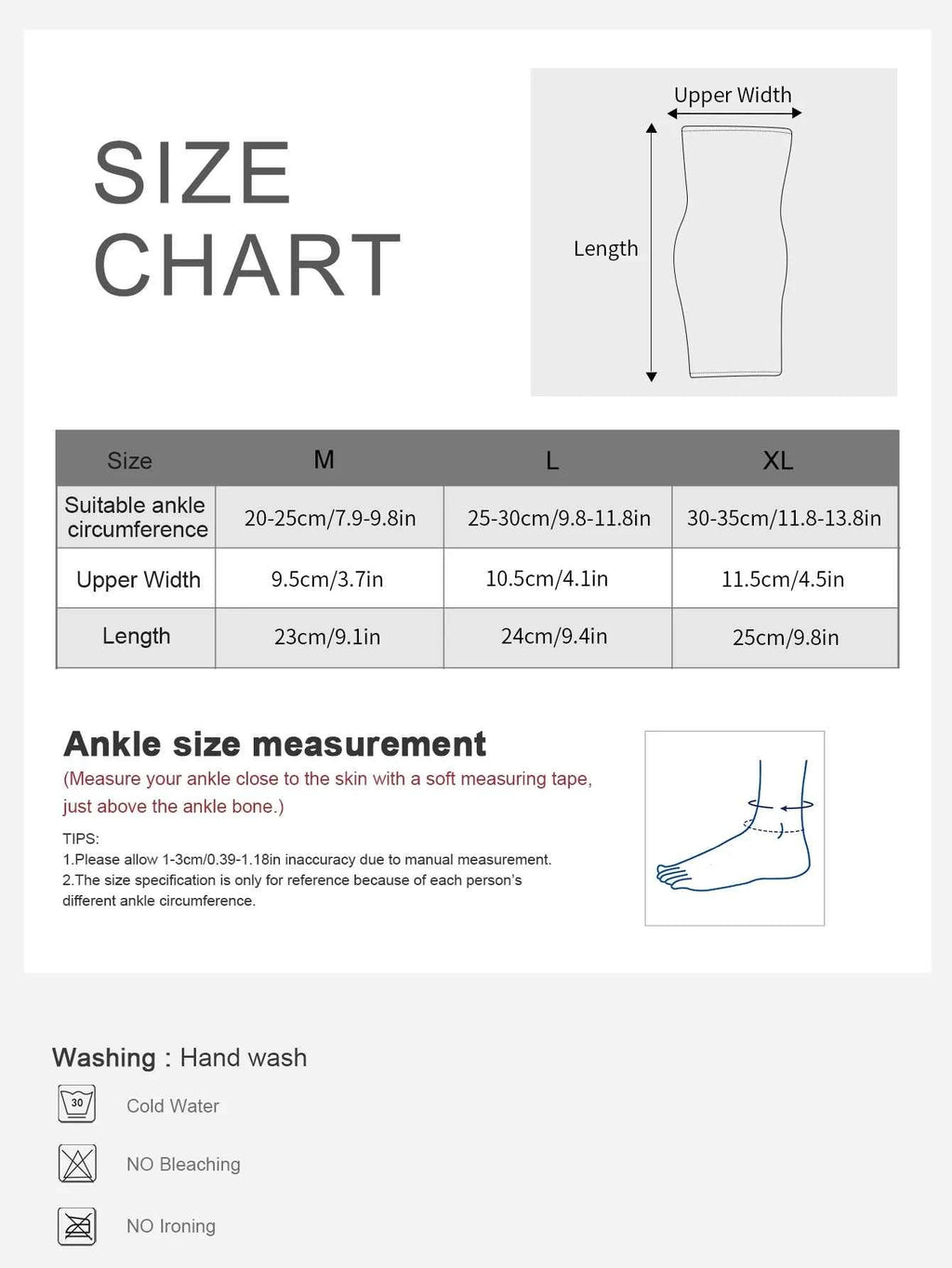 1 Pc Elastic Breathable Ankle Support Brace Running, Sports, Daily Wear
