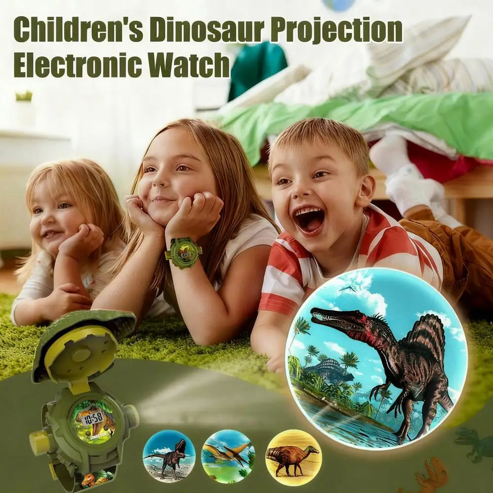 Kids Digital Watch, Silicone Adjustable LED Screen Toy Wristwatch, Waterproof Electronic Clock for Boys Girls Birthday Gift