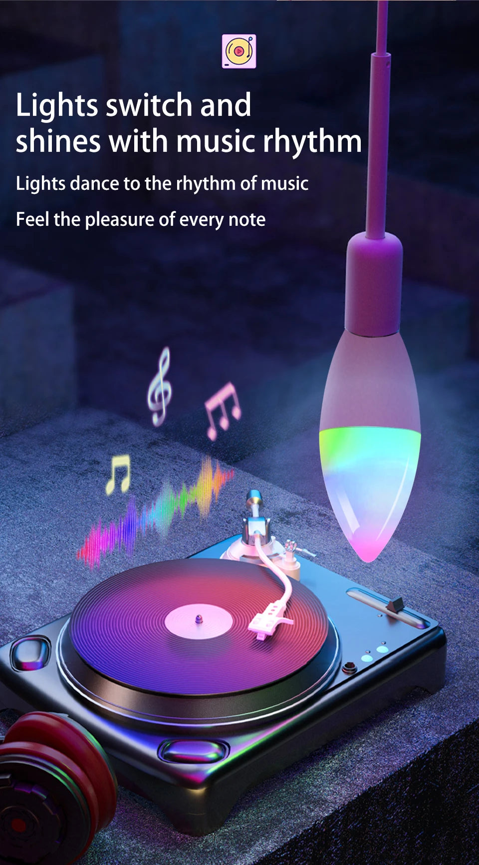 Tuya Smart WiFi LED Bulb E14 Candel Light 5W 7W 9W 220V Dimmable RGB Lamp APP Voice Control Alexa Google Assistant Home Decor
