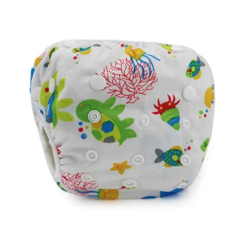 Infant Swimming Washable Trunk/Swim Diaper Swimsuit Boy Swim Diapers/Newborn Baby Girl Swimwear 0 1 2 Years