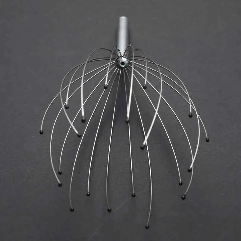 Stainless Steel Scalp Massager with 20 Claw Head Scratcher