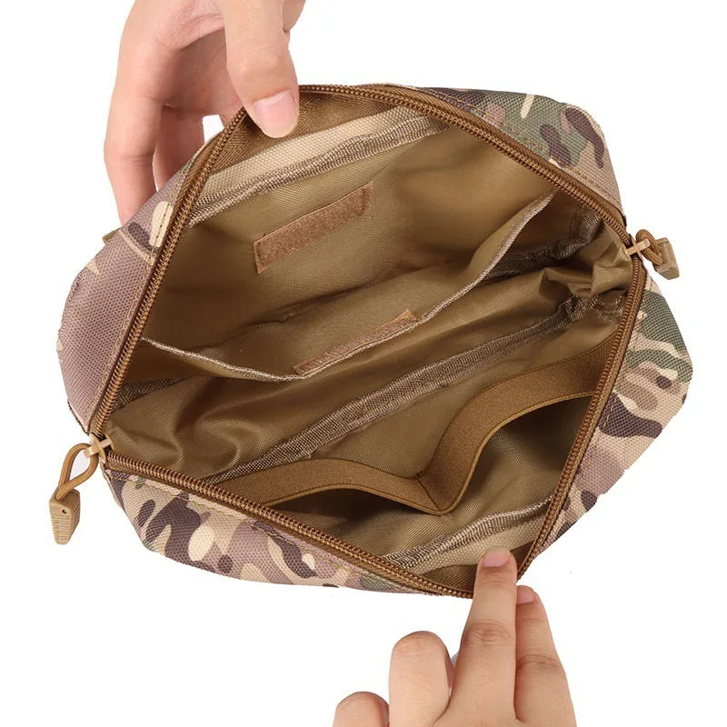Tactical Molle EDC Tool Pouch Hunting Vest Dump Drop Pouches Outdoor Sports Fishing Camping Accessories Organizer EMT Waist Bag