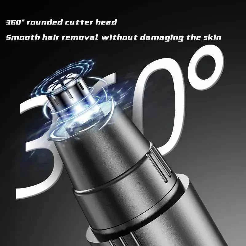 1 PCS Black Electric Nose Hair Trimmer Ear and Nose Hair Trimmer Professional Painless Nose Hair Trimmer For MenAnd Women