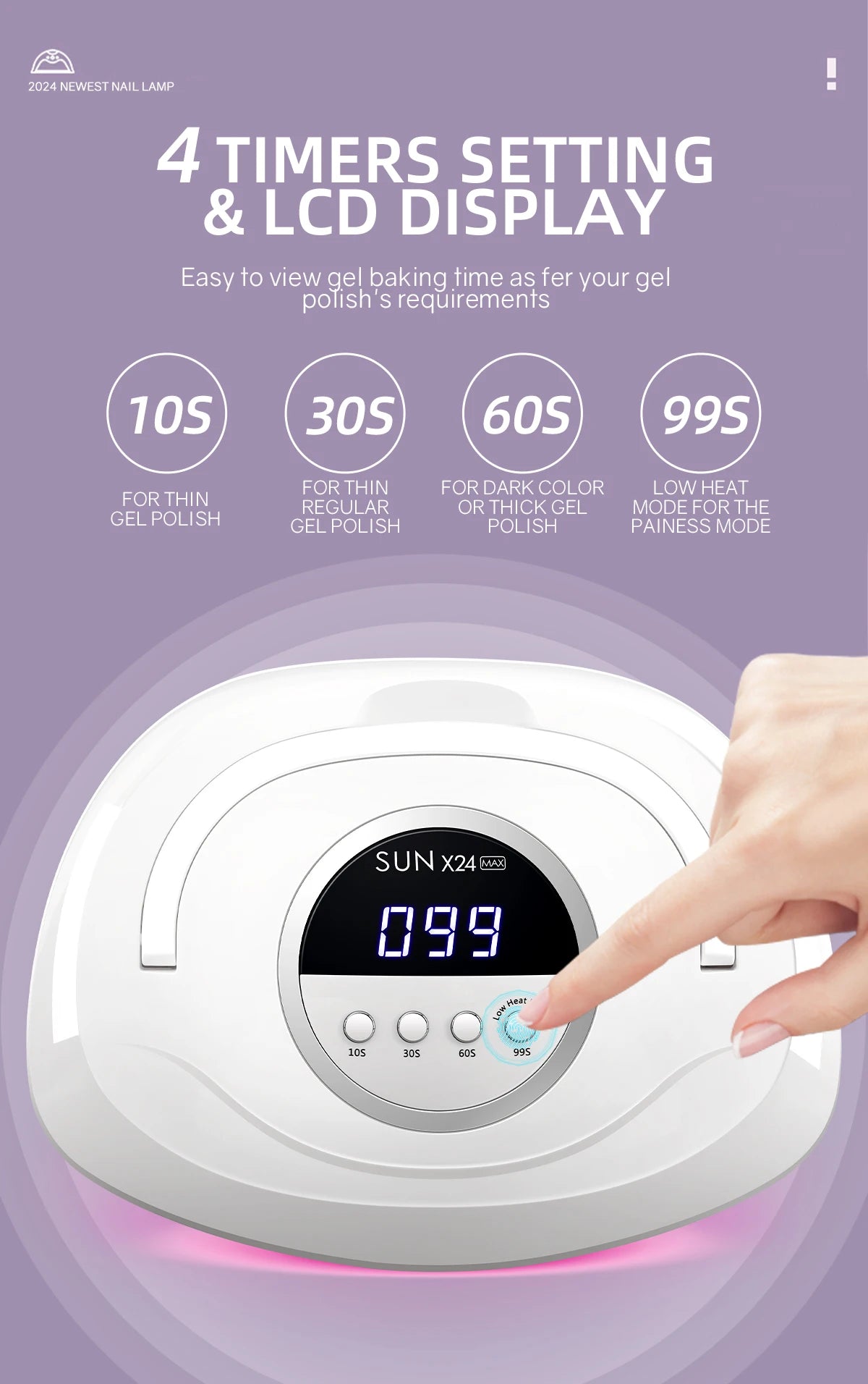 380W UV LED Nail Drying Lamp Professional UV Nail Lamp for Fast Curing Gel 84LEDS Gel Polish Drying Lamp With Lntelligent Sensor