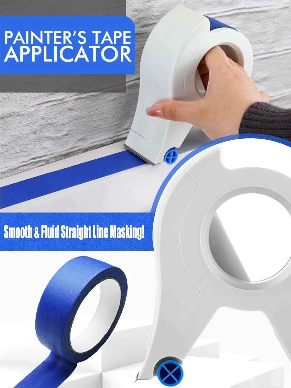 Painter Masking Tape Applicator Machine Tape to Repair and Beautify Cracks in Tiles Adhesive Tape with Tape Cutting Tool