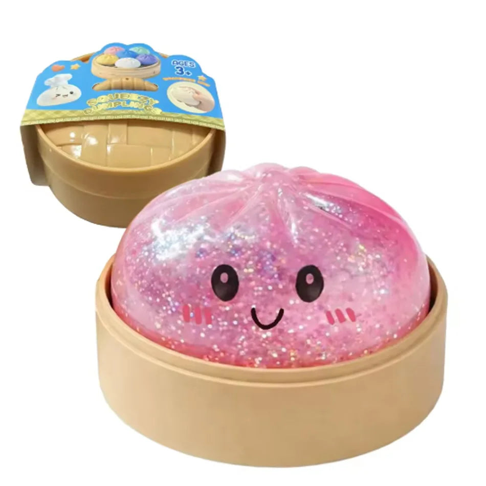 Dumpling Squishy Mysteries Dumplings Stress Relief Fidget Toys Home Office Desk Accessories Party Gift Mystery Dumpling Squishy