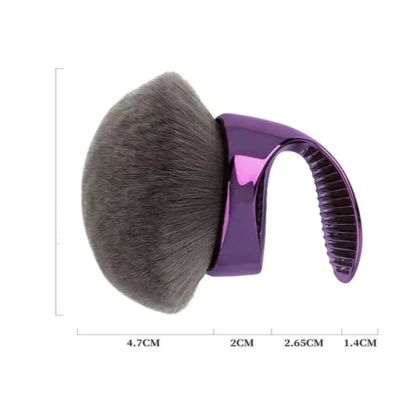 Extra Large Kabuki Body Brush Streak Free Self Tanner Applicator for Legs Body Bronzer Liquid Makeup Wide Round Head Blur Tool