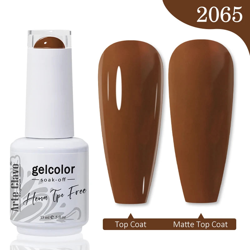 Arte Clavo TPO HEMA FREE Top Quality Discount Price 131 Colors Nail Gel Polish New Formula Nail Gel 15ml Bottle UV Gel Varnish