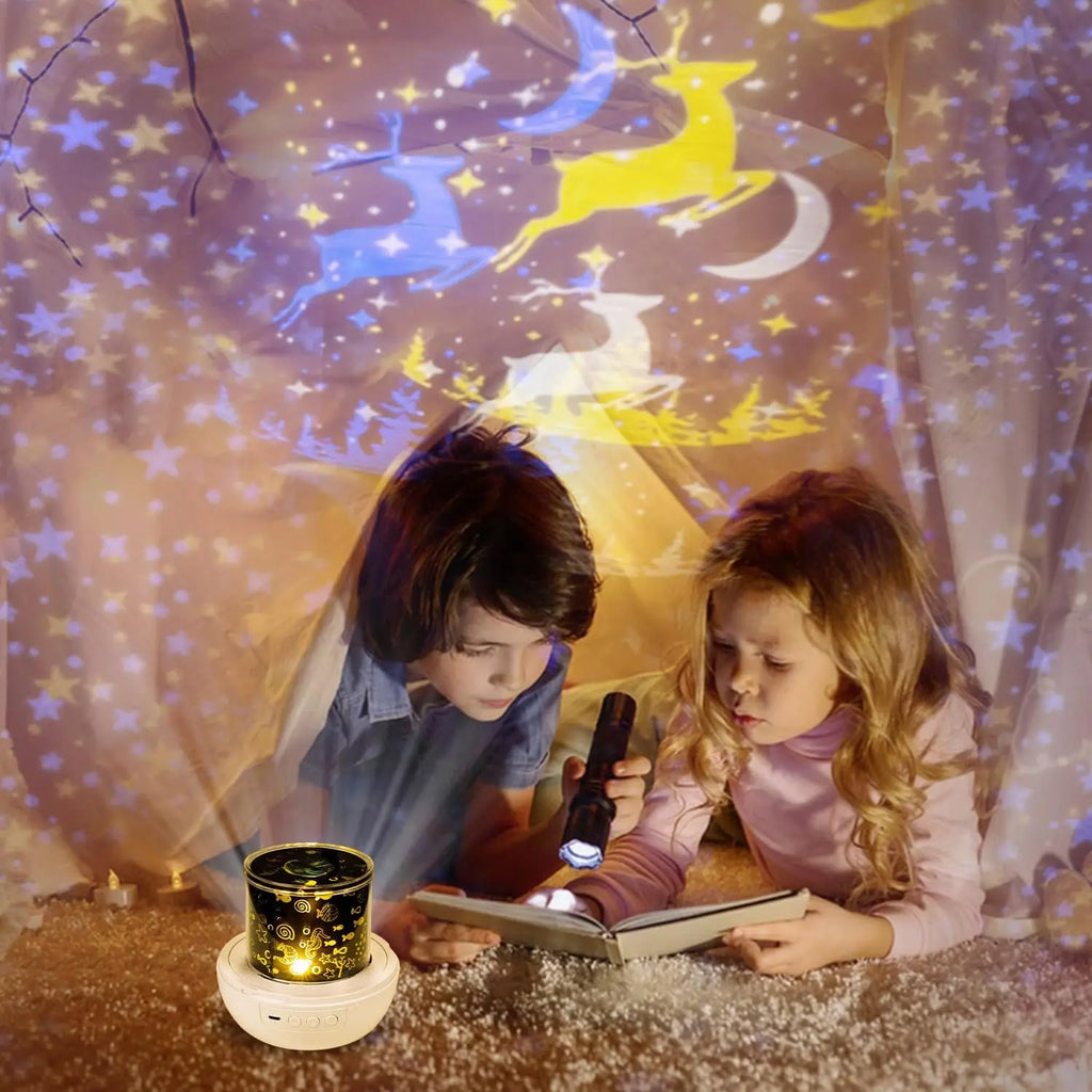 Kids led Night Light Projector, Light Projector with LED Timer and USB Cable, 360 Degree Rotation Kid Night Light Lamp for Kids