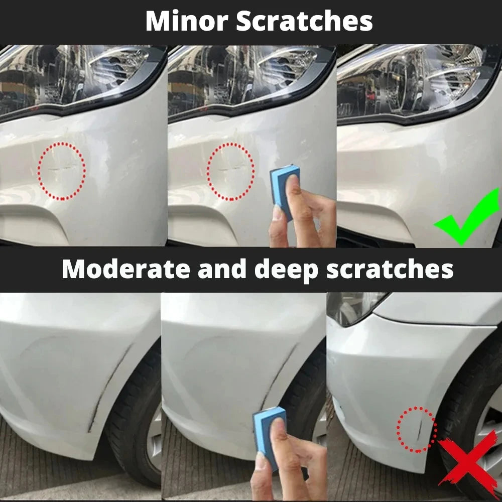 1set Car Scratch Remover Paint Care Tools Auto Repair Polishing Auto Body Compound Paste Paint Repair Kit Auto Accessories