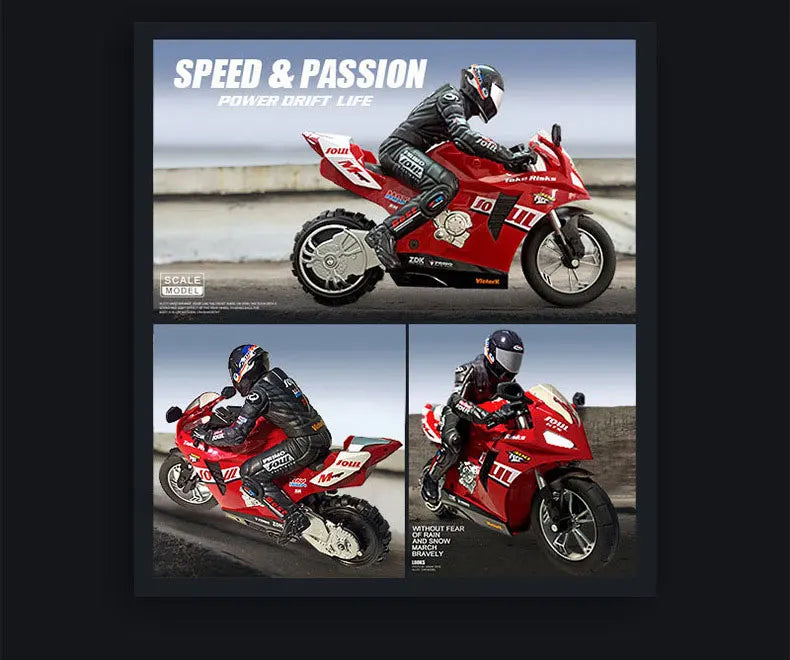 RC Motorcycles 1:6 1:10 Electric Motor RC Cars High Speed 4CH Remote Control Racing Motorcycle Drift Car Kids Xmas Festival Gift