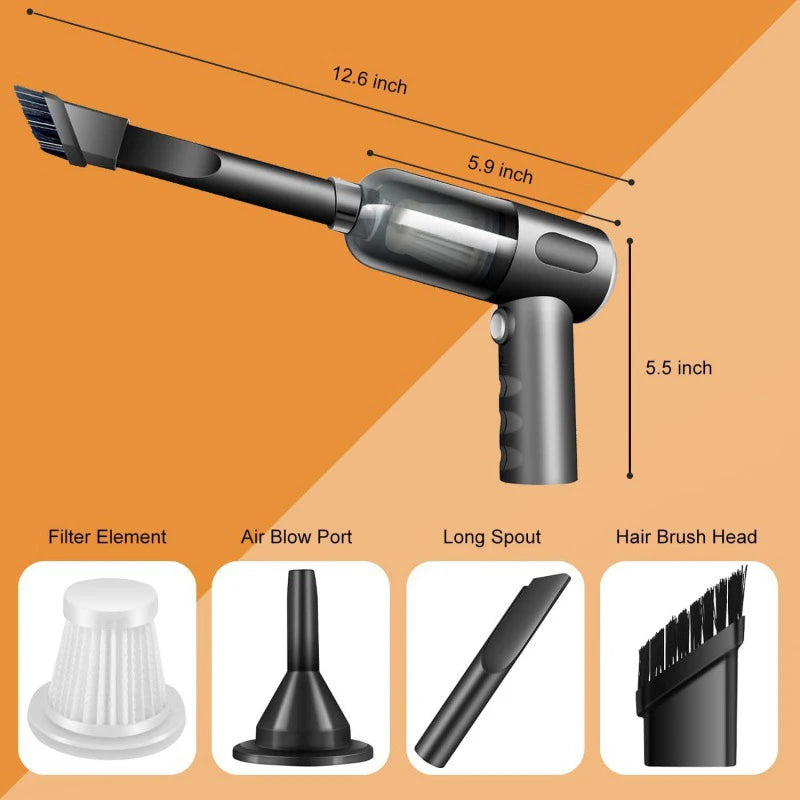 New Wireless 690000Pa Car Vacuum Portabale Cleaner Cordless Handheld Vacuum High-power Vacuum Cleaner For Home Office Car 2026