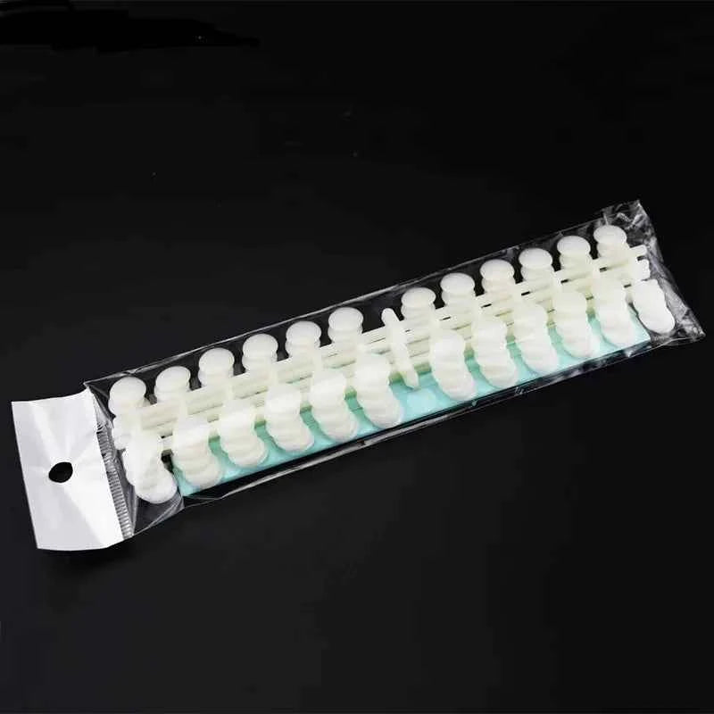 240 Pcs Round False Nail Display Tips Fake Nail Color Chart Nail Swatch Sticks with Adhesive Sticker