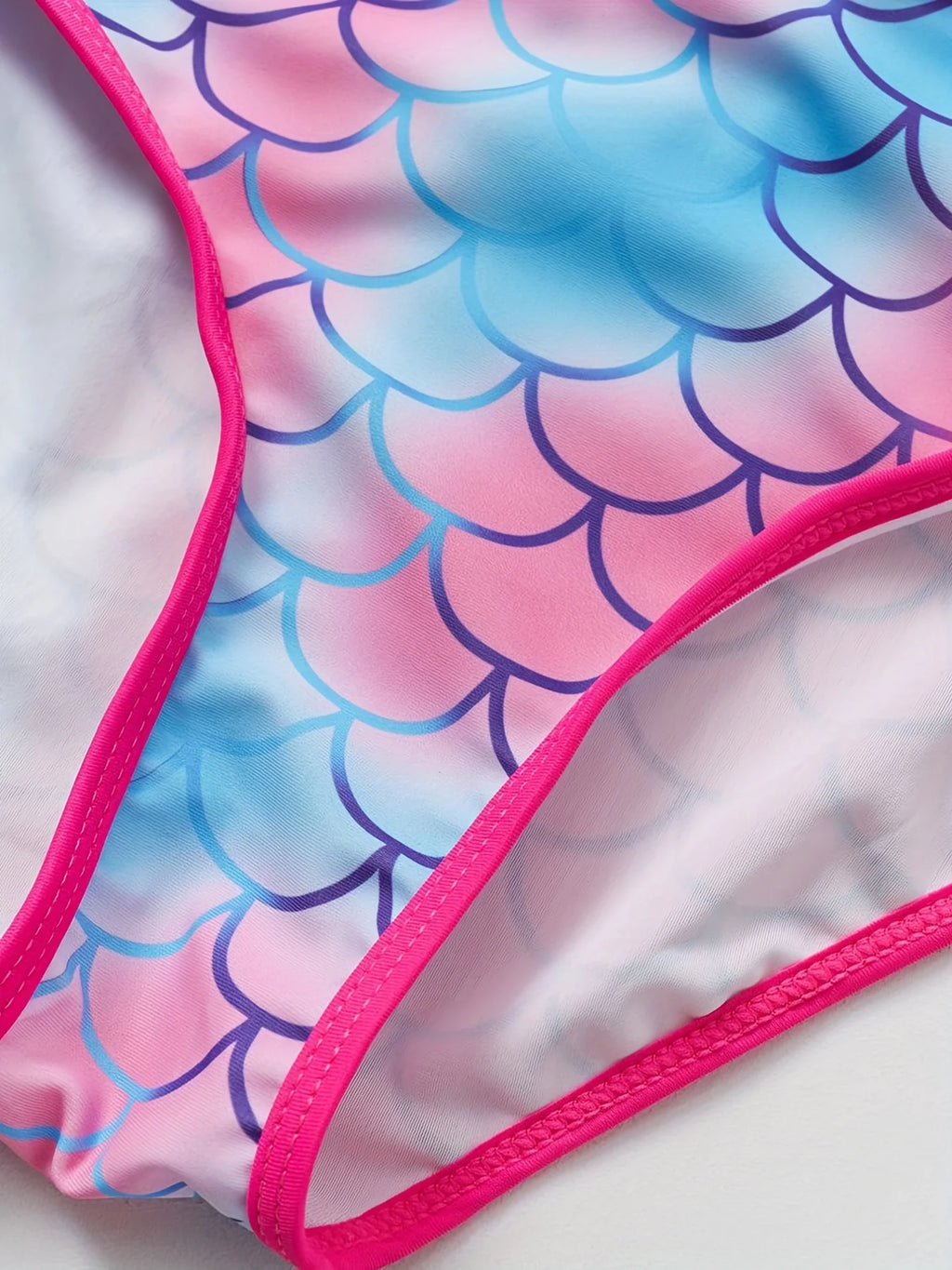 Toddler Girls One-piece Swimsuits Girl Waistless Fish Scale Mermaid Children's Ins Swimsuit