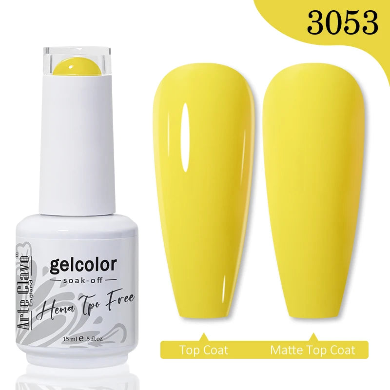 Arte Clavo TPO HEMA FREE Top Quality Discount Price 131 Colors Nail Gel Polish New Formula Nail Gel 15ml Bottle UV Gel Varnish