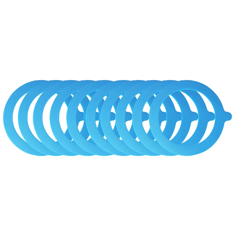 5Pcs Silicone Jar Gaskets Food Storege Jars Replacement Airtight Leak-Proof Rubber Seals Rings Fits Regular Mouth Canning