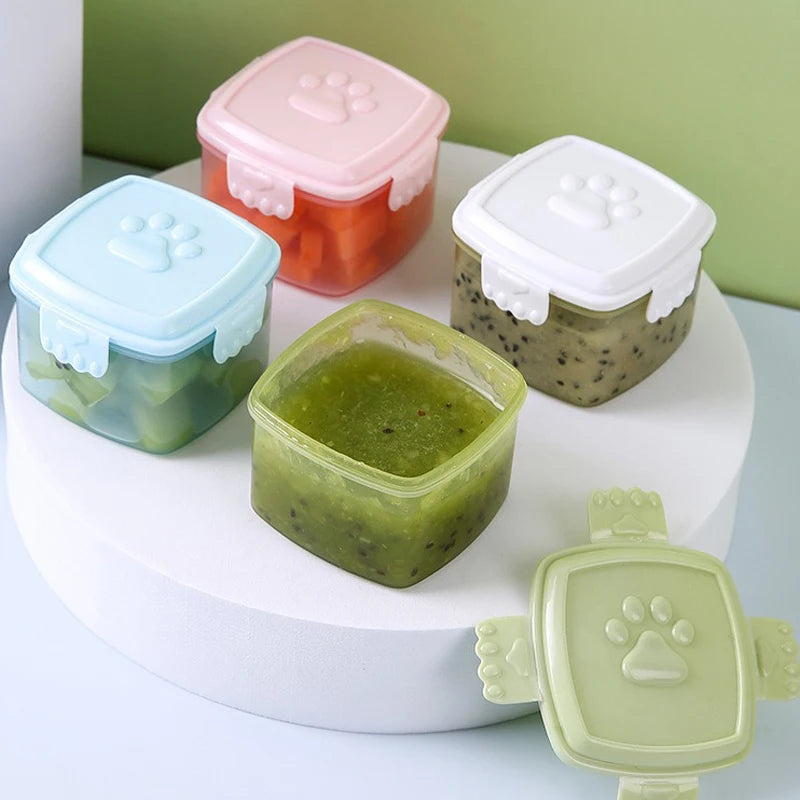 4Pcs Mini Sauce Bottles Condiment Dispenser Ketchup Bottle Mustard Salad Dressing Sauce Bento Container Kitchen Accessories