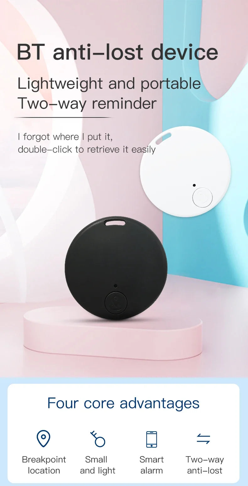 Anti-Lost Device Wireless Pet Kids Wallet Tracking Locator Bluetooth 5.0 Portable Smart Finder Small GPS Tracker For Cellphone