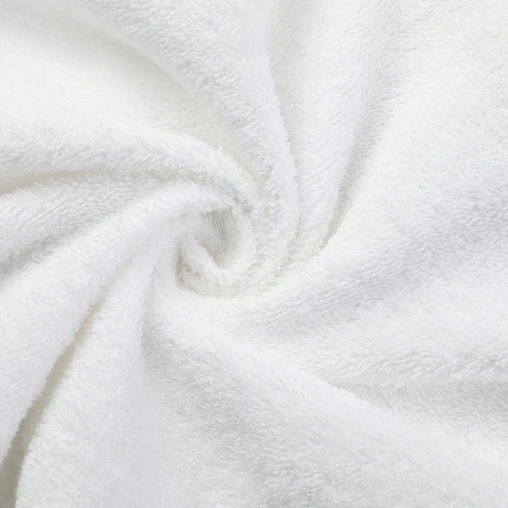 Ruffkids 100% Cotton BathRobe Boys Girls Robe Pajamas Sleepwear With Belt White Pijamas Long Sleeve Hooded Bath Towels Kids Pjs