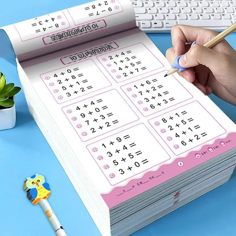 Children's Math Exercise Book, Math Improvement Tool: Addition and Subtraction Within 100, Ideal Math Education Workbook, Back-To-School Gift, Christmas Giveaway