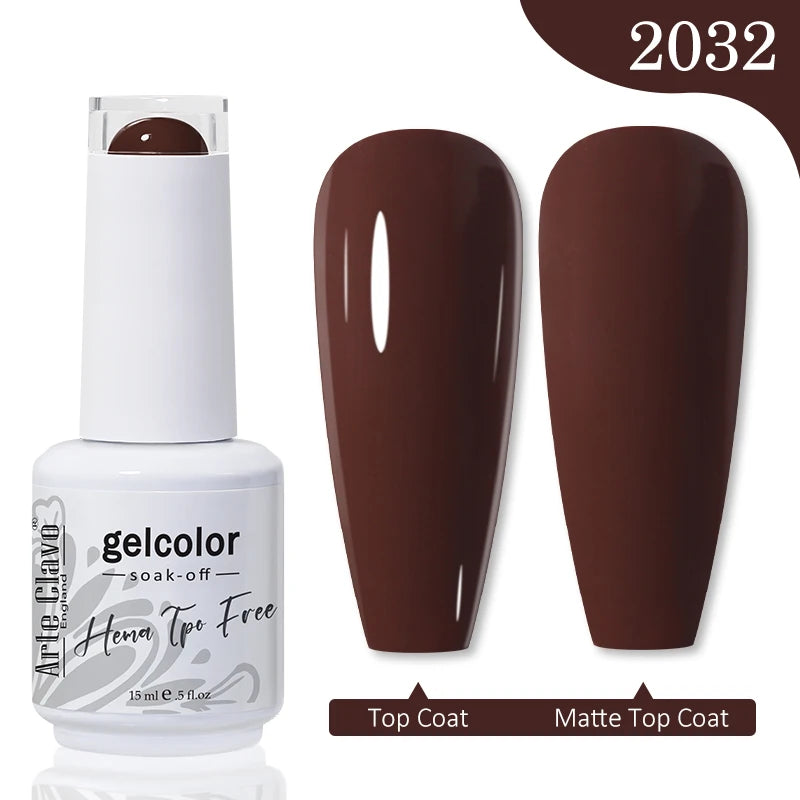 Arte Clavo TPO HEMA FREE Top Quality Discount Price 131 Colors Nail Gel Polish New Formula Nail Gel 15ml Bottle UV Gel Varnish