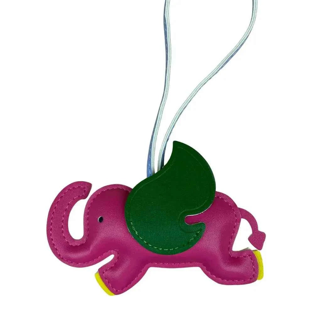 Elephant Bag Charm - Multi-Color Horse Charm Accessory for Purse, Backpack & Keys
