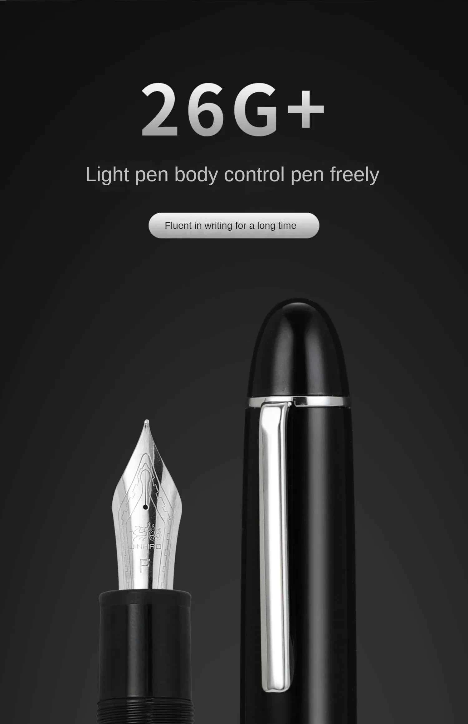 Jinhao X159 Fountain Pen Multicolour Acrylic Luxury Elegant Pens 0.5mm/0.38mm Nib Ink Pens Writing Office Supplies Stationery