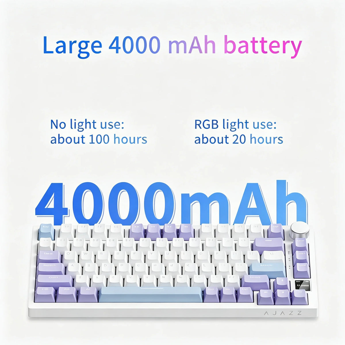 75% Mechanical Gaming Keyboard RGB – PBT Keycaps, Anti-Ghosting