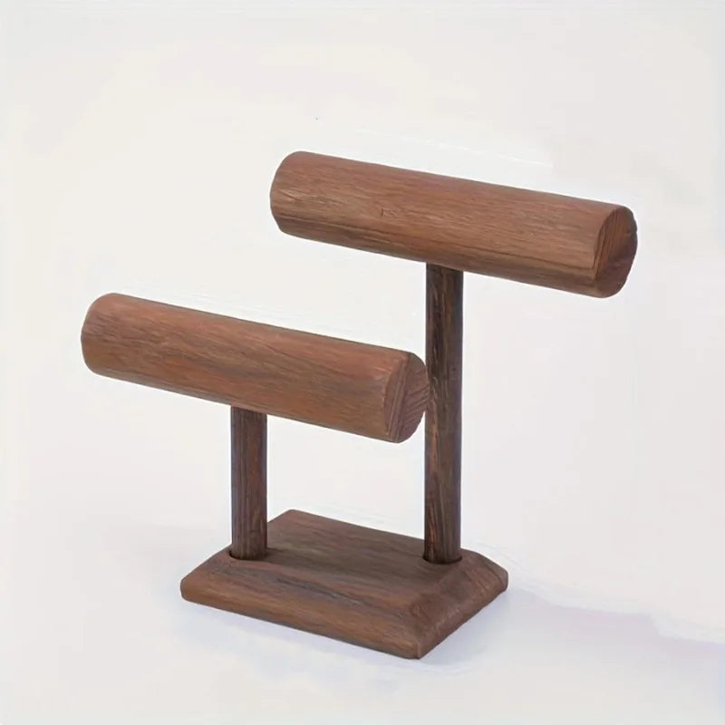 Watch Holder Stand Wooden Watch Display Tower Jewelry Organizer for Bracelets and Necklaces Watch Holder Organizer