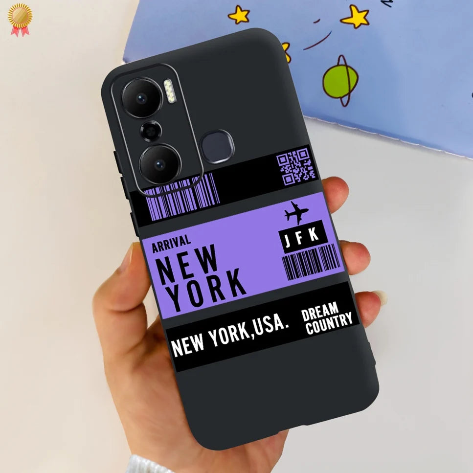 For Infinix Hot 20 Play 20i 4G Case Cute Astronaut Clear TPU Silicone Bumper Cover For Infinix Hot 20 Play 20i Phone Case Funda